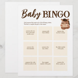 Membrete Plantilla personalizada para el juego de bingo de 