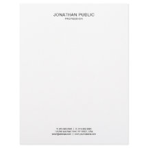 Plantilla simple blanco y negro elegante moderna