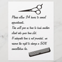 Membrete Política de cancelación