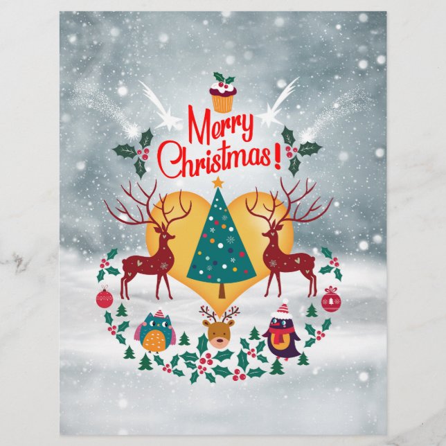 Membrete Postales de Invitación Soul navidades (Anverso)