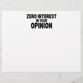 Membrete Profesional Sin Interés En Tu Opinión 