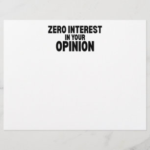 Membrete Profesional Sin Interés En Tu Opinión