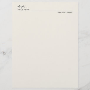 Membrete Profesional - UNISEX