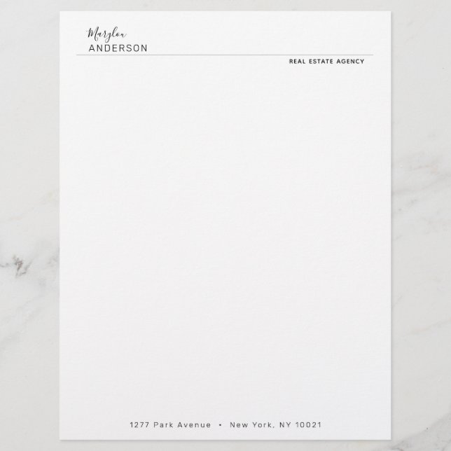 Membrete Profesional - UNISEX (Anverso)