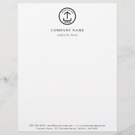 Membrete Professional Business Logo Letterhead Template