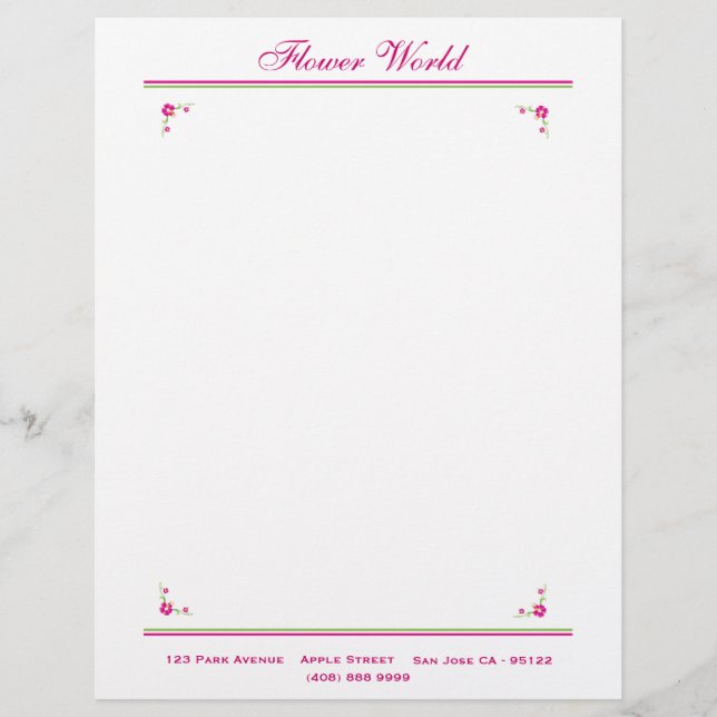 Membrete Promoción_Floristería (Papel con membrete) (Anverso)