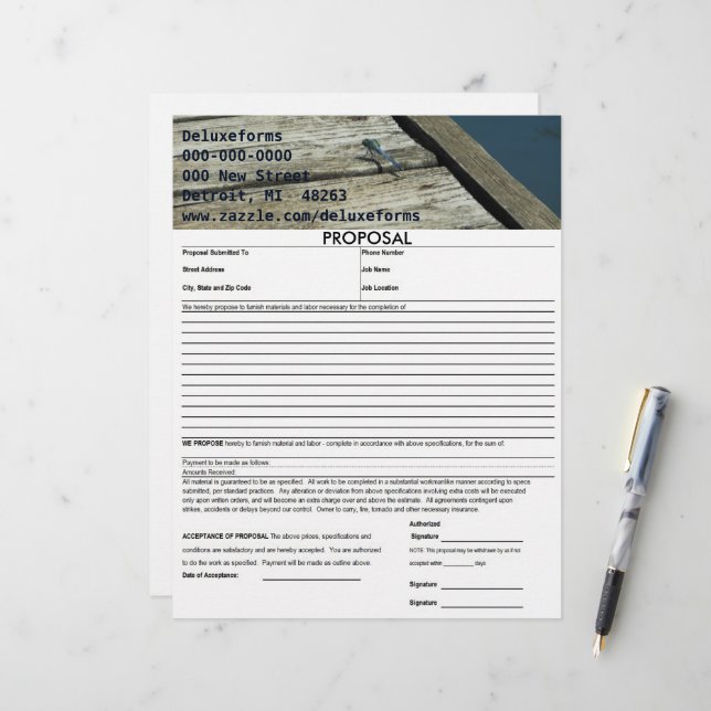 Membrete Propuesta sobre la mosca Dragónica del Este de Pon (Anverso/Reverso In Situ)