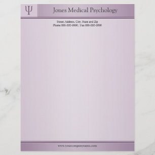 Membrete Psicólogo Letterhead