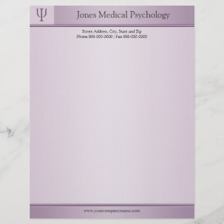 Membrete Psicólogo Letterhead