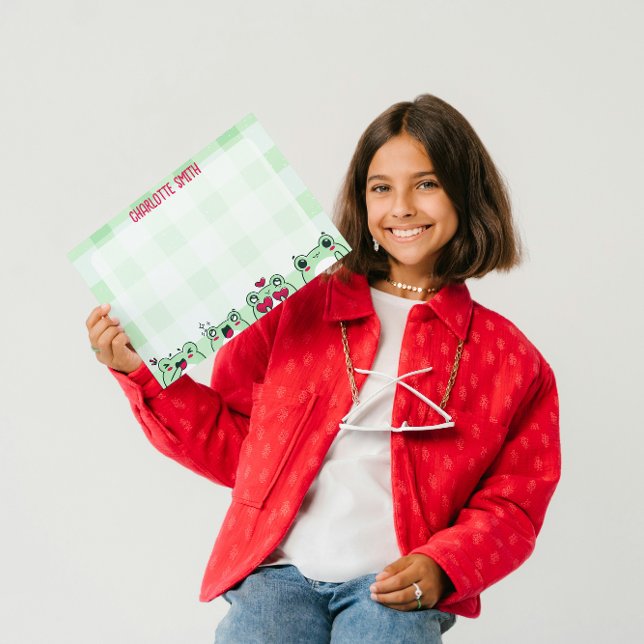 Membrete Rana Personalizado de manga personalizada Green Cu (Subido por el creador)