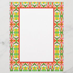 Membrete Rojo y amarillo