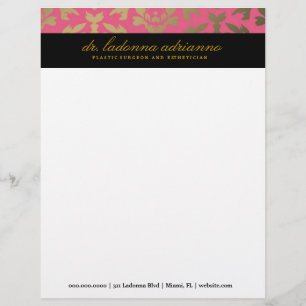 Membrete Rosa del damasco de 311 Ladonna