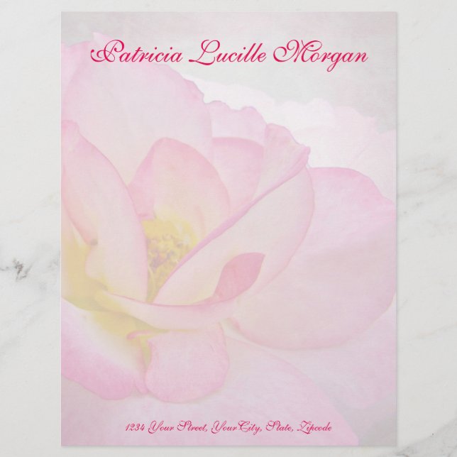 Membrete Rosa Victoriano Rosa (Anverso)