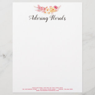 Membrete Rosas Shabby Chic Rústico Vintage Floral Rosa Clás