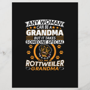 Membrete rottweiler amante abuela mejor idea de regalo rott