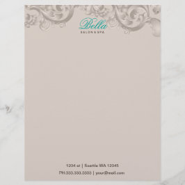 Membrete salón y spa Letterheads