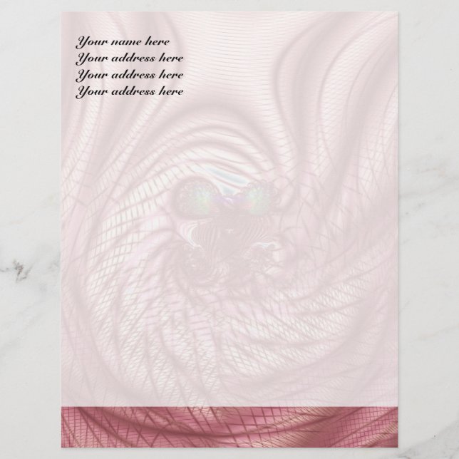 Membrete Scarlet Bird (Anverso)