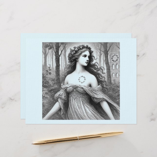 Membrete Schneewittchen Europa – Snow White Europe (Anverso/Reverso In Situ)