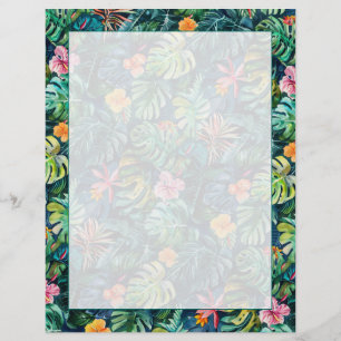 Membrete Selva Hibiscus Monstera