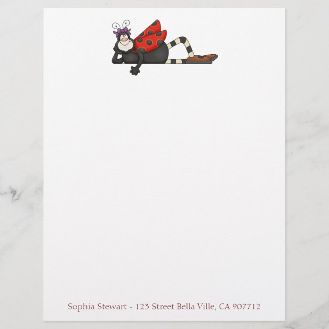 Membrete Señora Bug Letterhead (Anverso)