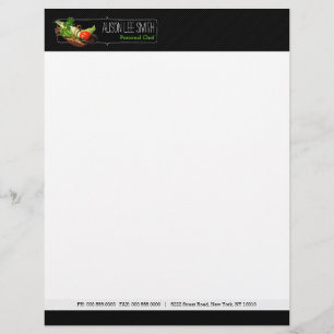 Membrete Servicio de cocina y de chef personal