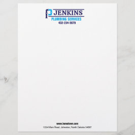 Membrete Servicio de fontanería profesional