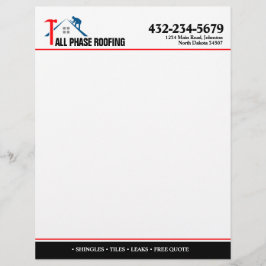 Membrete Servicio de techo profesional