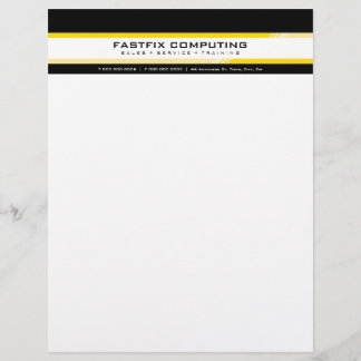 Membrete SIMPLE LETTERHEAD DE NEGOCIO :: alta tecnología 6