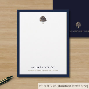 Membrete Sofisticado logotipo Personalizado