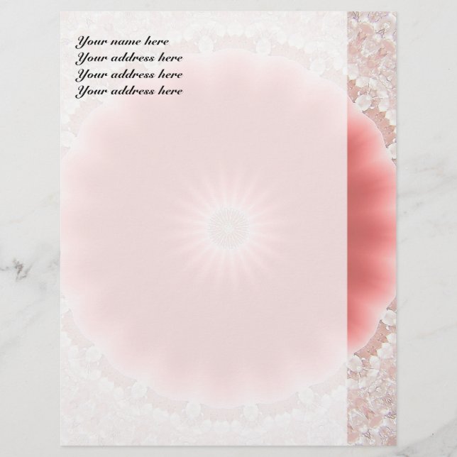 Membrete Sol Rosa (Anverso)