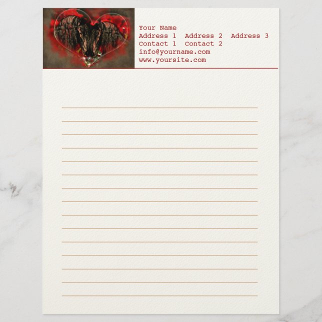 Membrete Soul Mates - Letterhead, Stacionary (Anverso)