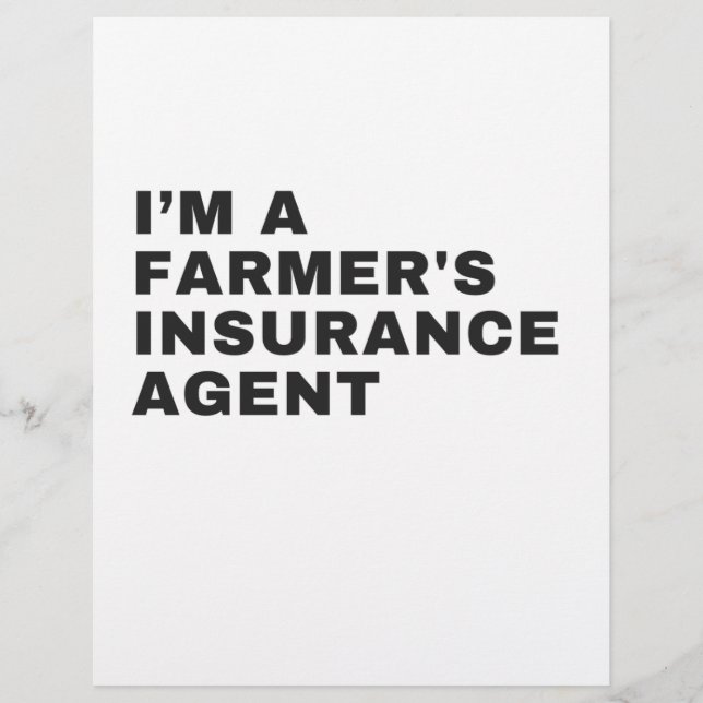 MEMBRETE   SOY AGENTE DE SEGURO DE UN AGRICULTOR (Anverso)