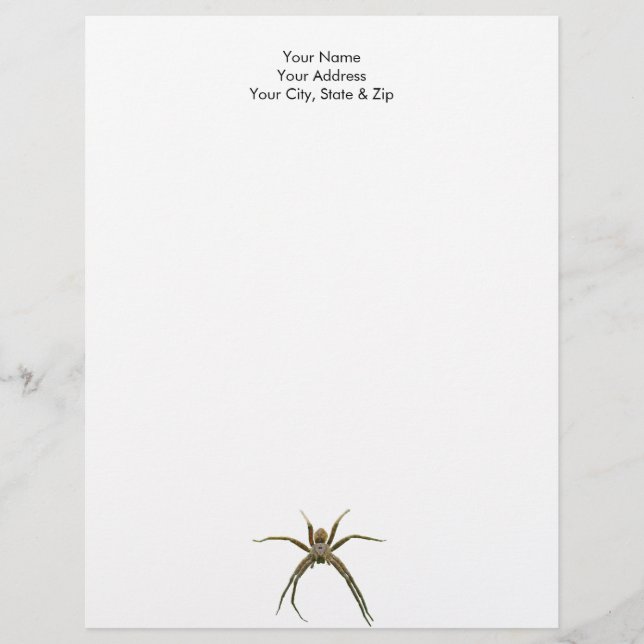 Membrete Spider (Anverso)