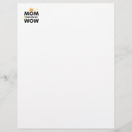 Membrete Tarjetas de felicitación para mamá por siempre mi