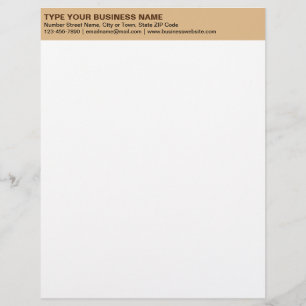 Membrete Texto plano alineado a la izquierda sobre el títul