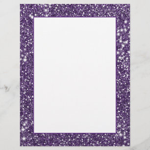 Membrete Textura de brillo morado falso