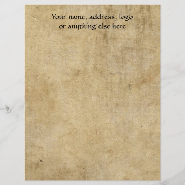 Membrete Textura del pergamino (Anverso)