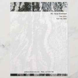 Membrete Textura personalizada de la roca con el remite