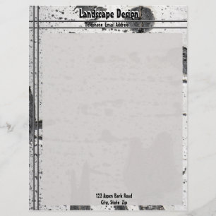 Membrete Textura rústica Pinza blanca Fotografía de la cort