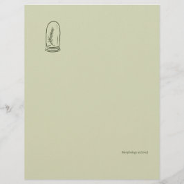 Membrete The Bell Jar- Botanists Pause- Minimal