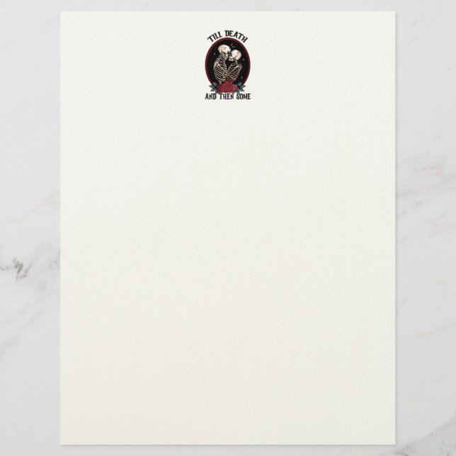 Membrete 'Till Death Letterhead (Anverso)