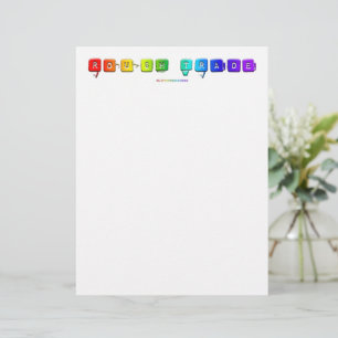 Membrete Tipografía queer pop de SlipperyJoe comercio duro