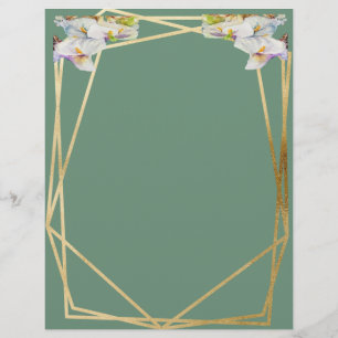 Membrete Tres arcos blancos Letterhead