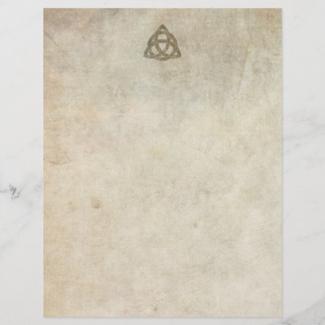 Membrete Triquetra Natural (Anverso)