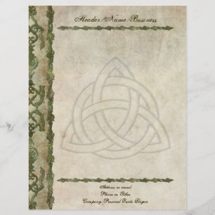 Membrete Triquetra natural