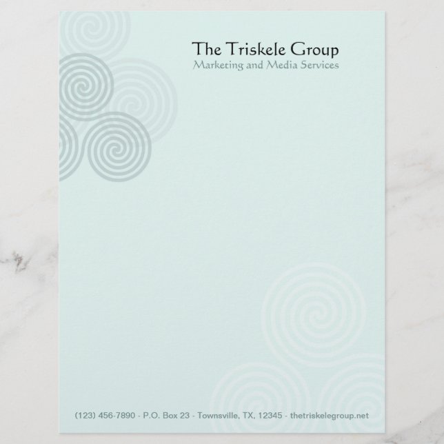 Membrete Triskele (Anverso)