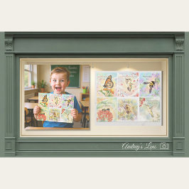 Membrete Valentines para el salón de clase sobre polinizado