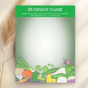 Membrete Verduras Coloridas   Tienda de Comestibles