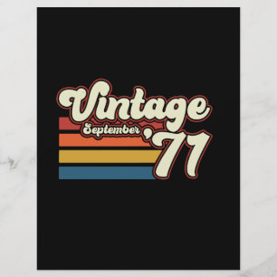 Membrete Vintage 1971 50º cumpleaños