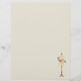 Membrete Vintage Floral